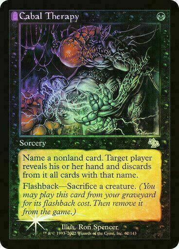 FOIL Cabal Therapy ~ Judgment [ MODERATELY PLAYED ] [ Magic MTG ]