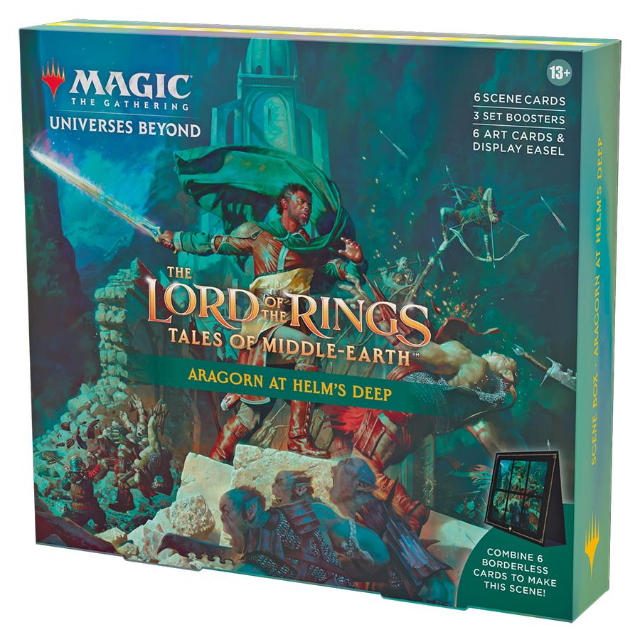 Aragorn at Helm’s Deep HOLIDAY SCENE BOX ~ The Lord of the Rings ~ MTG Sealed