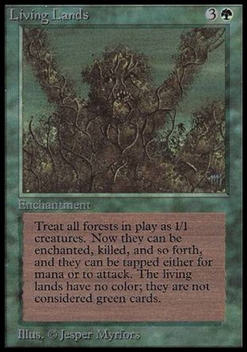 Living Lands ~ Limited Edition BETA [ MODERATELY PLAYED ] [ Magic MTG ]