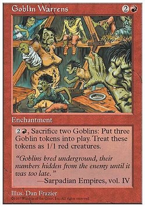 Goblin Warrens ~ Fifth Edition [ Excellent ] [ Magic MTG ] - London Magic Traders Limited