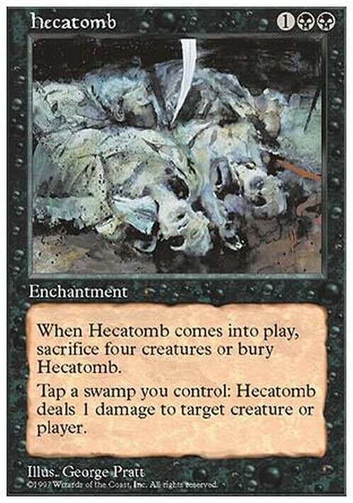 Hecatomb ~ Fifth Edition [ Excellent ] [ Magic MTG ] - London Magic Traders Limited