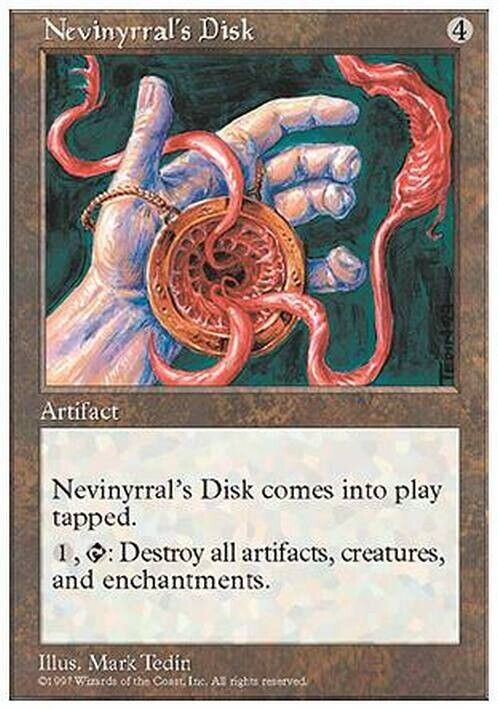 Nevinyrral's Disk ~ Fifth Edition [ Excellent ] [ Magic MTG ] - London Magic Traders Limited