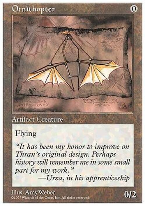 Ornithopter ~ Fifth Edition [ Excellent ] [ Magic MTG ] - London Magic Traders Limited
