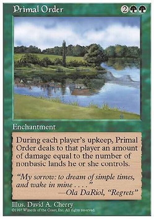Primal Order ~ Fifth Edition [ Excellent ] [ Magic MTG ] - London Magic Traders Limited