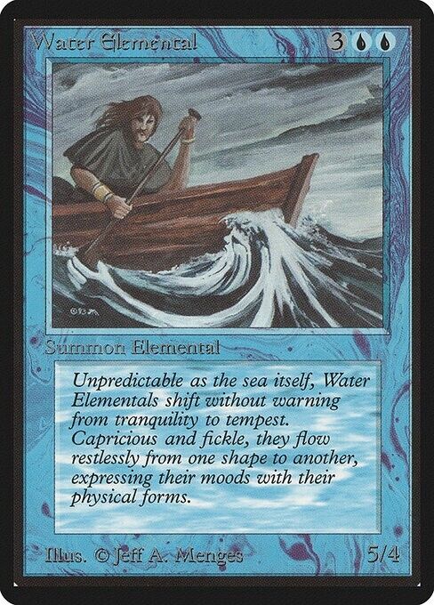 Water Elemental ~ Limited Edition BETA [ Excellent ] [ Magic MTG ] - London Magic Traders Limited