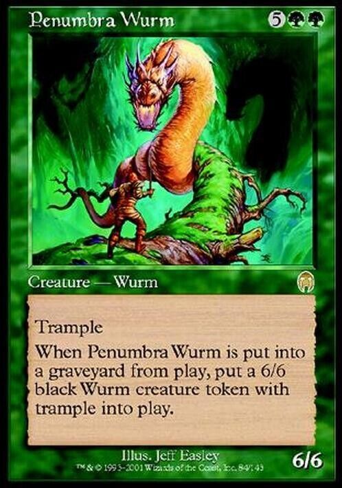 Penumbra Wurm ~ Apocalypse [ Excellent ] [ Magic MTG ] - London Magic Traders Limited