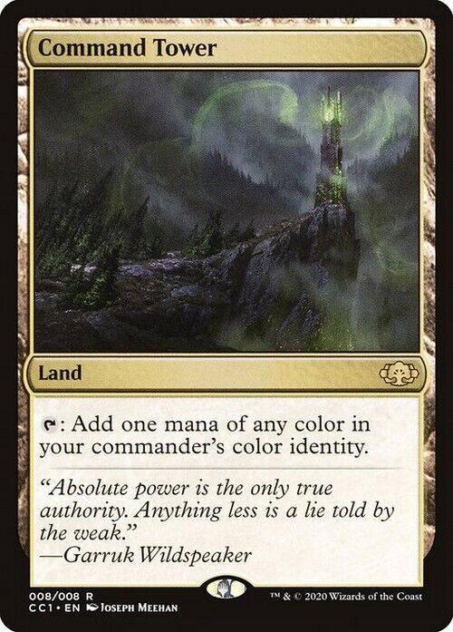 Command Tower ~ Commander Collection: Green [ NM ] [ Magic MTG ] - London Magic Traders Limited
