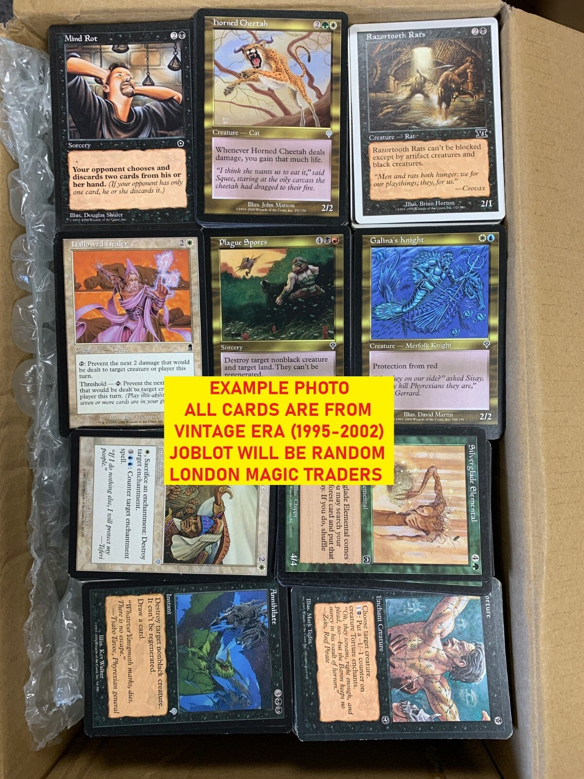 3500 x VINTAGE-Era Commons (Random Editions 1995-2002) [ EX ] [ Magic MTG ]