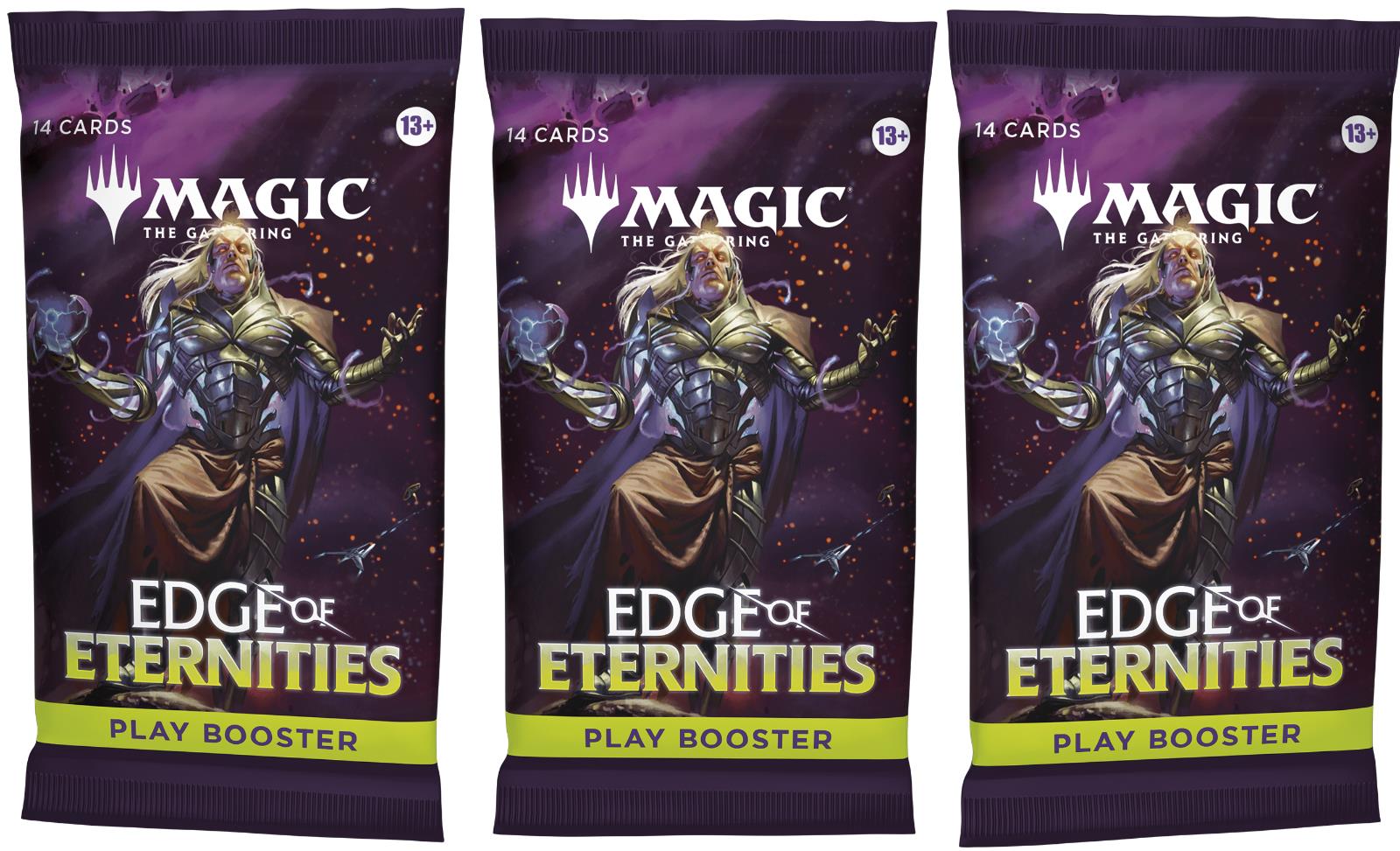 3 x Play Booster Pack ~ Edge of Eternities ~ Magic the Gathering MTG Sealed 3 x Play Booster Pack ~ Edge of Eternities ~ Magic the Gathering MTG Sealed