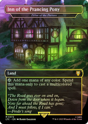 FOIL Inn of the Prancing Pony (Pillar of the Paruns) ~ Commander: Lord of Rings