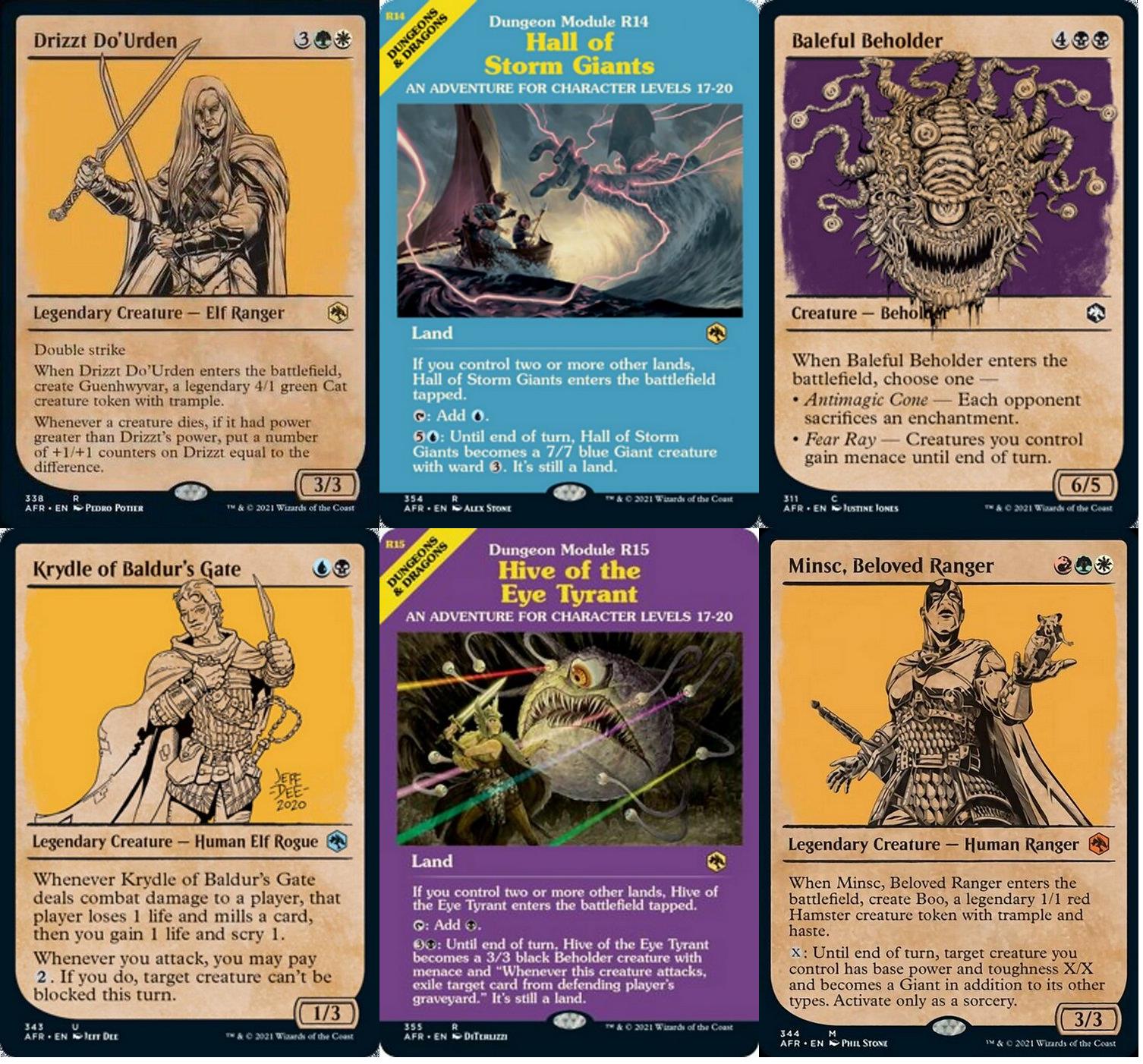 Choose your SHOWCASE ~ Adventures in the Forgotten Realms [ NM ] [ Magic MTG  ]