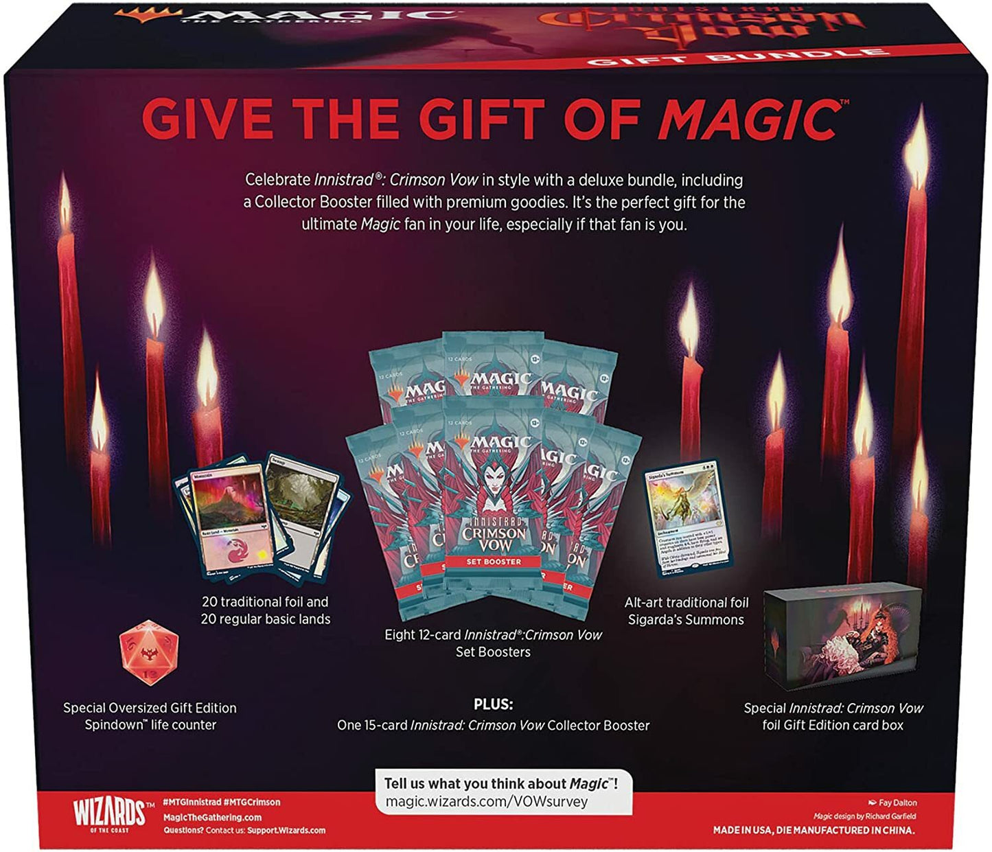 GIFT Bundle ~ Crimson Vow ~ Magic the Gathering MTG SEALED - London Magic Traders Ltd