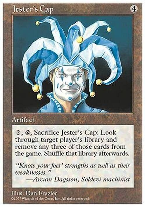 Jester's Cap ~ Fifth Edition [ Excellent ] [ Magic MTG ] - London Magic Traders Limited