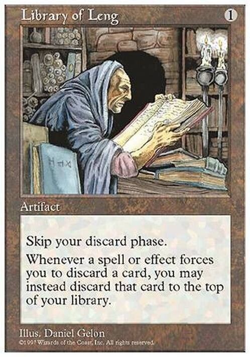Library of Leng ~ Fifth Edition [ Excellent ] [ Magic MTG ] - London Magic Traders Limited