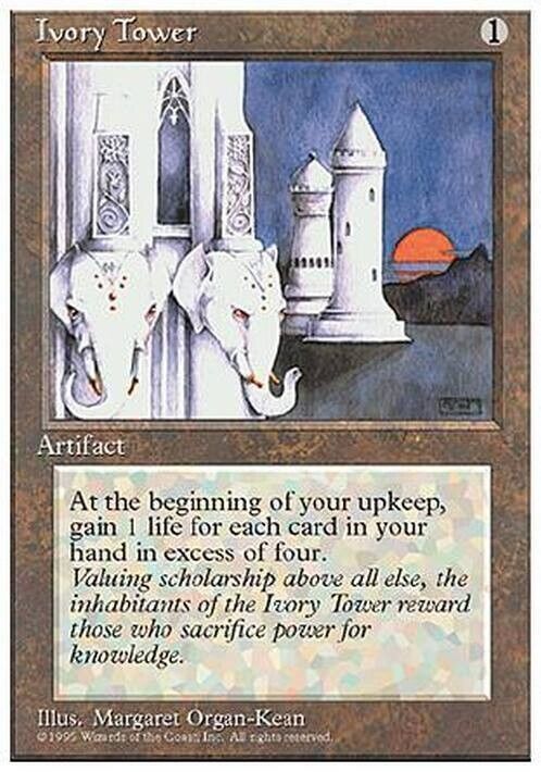 Ivory Tower ~ Fourth Edition [ Excellent ] [ Magic MTG ] - London Magic Traders Limited