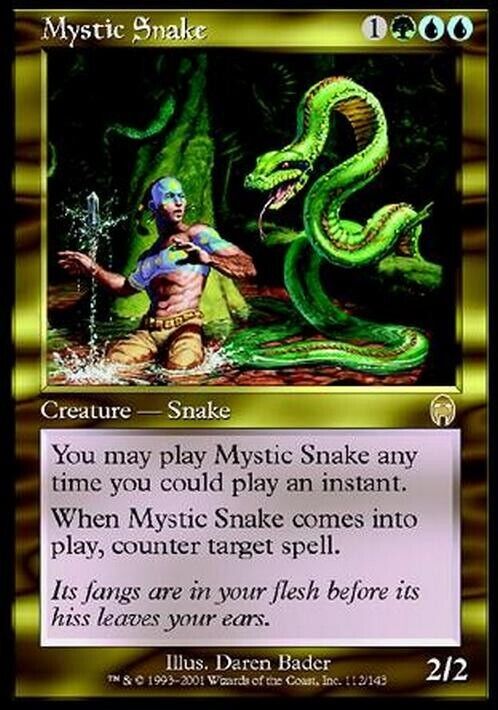 Mystic Snake ~ Apocalypse [ Excellent ] [ Magic MTG ] - London Magic Traders Limited