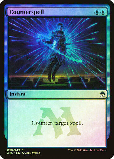 FOIL Counterspell ~ Masters 25 [ NearMint ] [ Magic MTG ] - London Magic Traders Limited