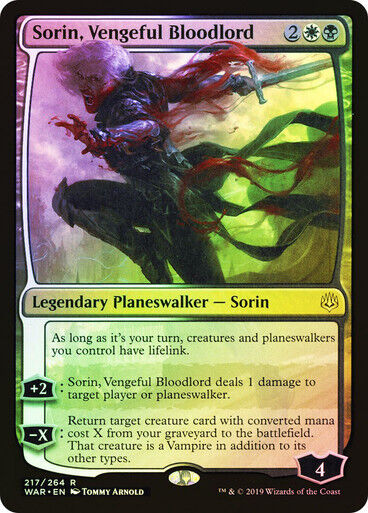 FOIL Sorin, Vengeful Bloodlord ~ War of the Spark [ NM ] [ Magic MTG ] - London Magic Traders Limited