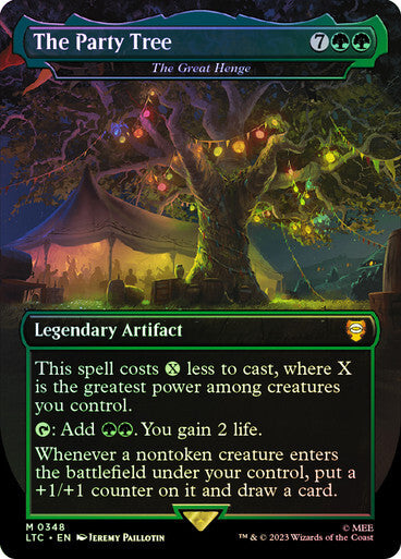 FOIL The Party Tree (The Great Henge) ~ Commander: The Lord of the Rings ~ MINT - London Magic Traders Ltd