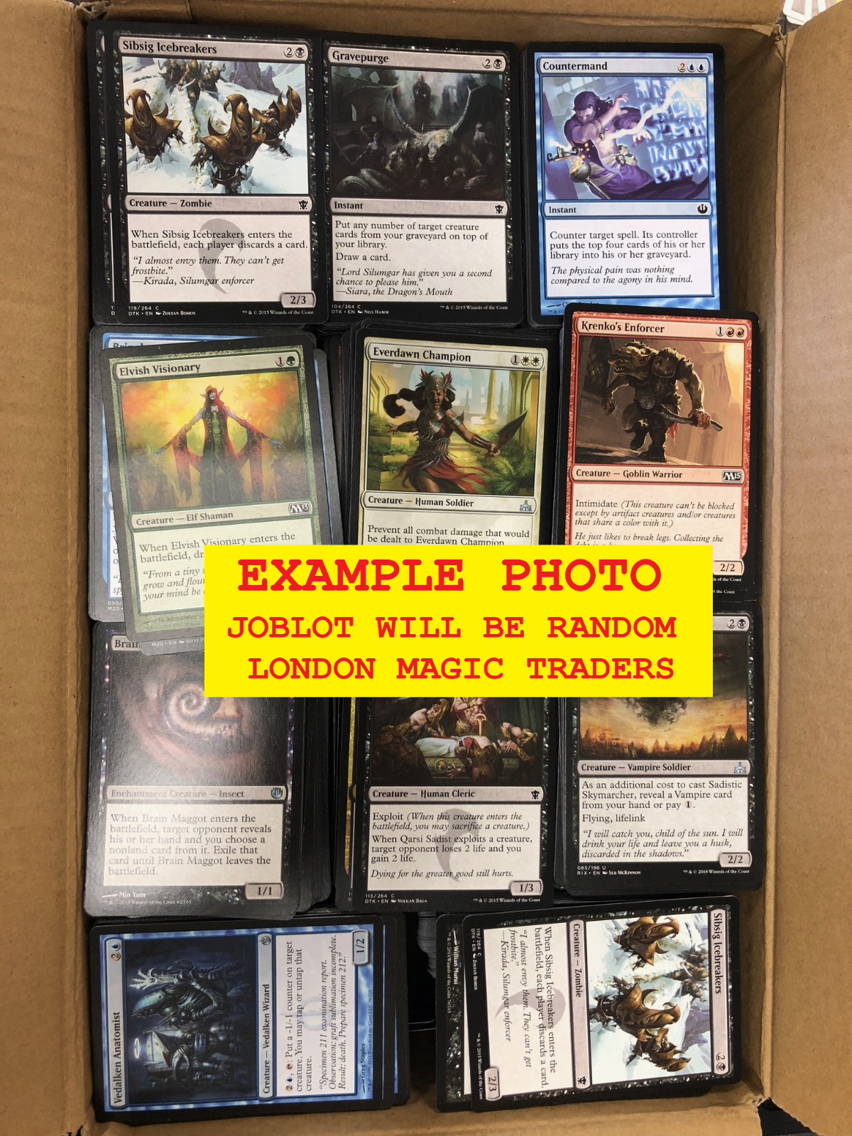1000 MTG Bulk Lot Commons + Uncommons ~ English ~ Magic The Gathering Collection