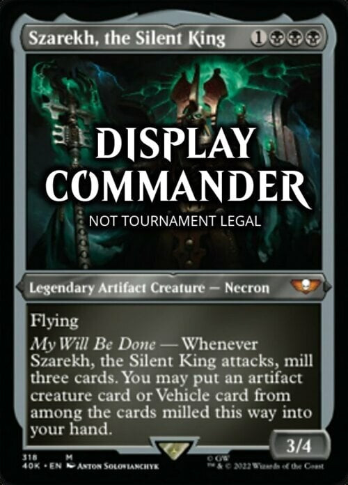 FOIL DISPLAY THICK Szarekh, the Silent King ~ NOT Tournament Legal ~ Magic MTG