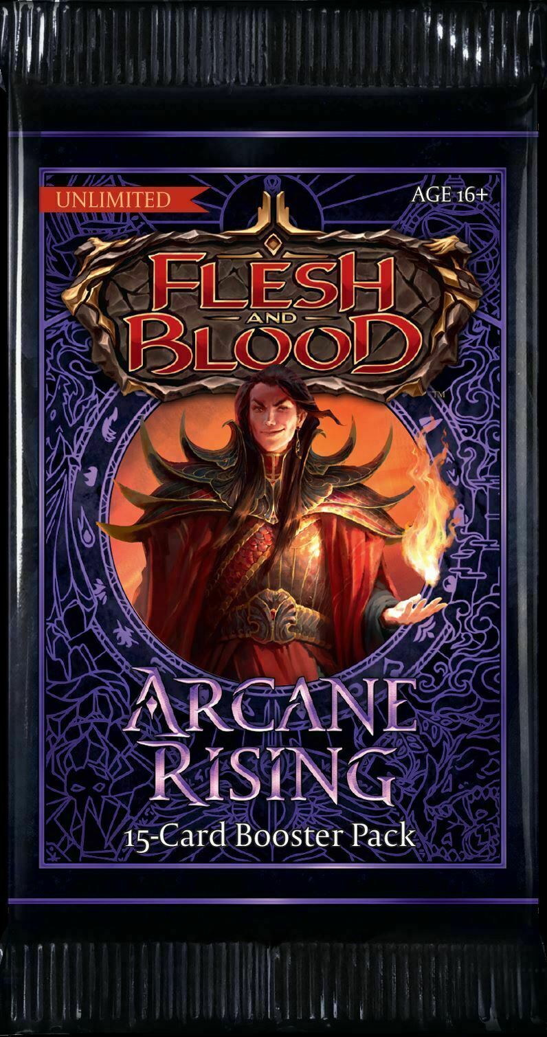 Booster Pack ~ Arcane Rising Unlimited ~ Flesh and Blood SEALED