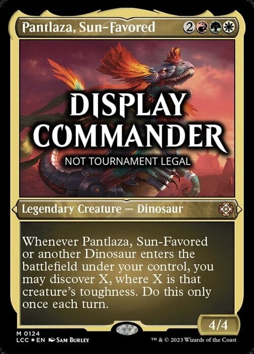 FOIL DISPLAY THICK Pantlaza, Sun-Favored ~ NOT Tournament Legal ~ Magic MTG