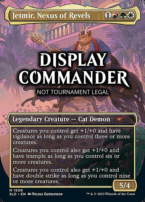 DISPLAY THICK Jetmir, Nexus of Revels ~ NOT Tournament Legal ~ Magic MTG