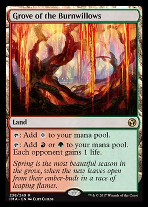 Grove of the Burnwillows ~ Iconic Masters [ NearMint ] [ Magic MTG ] - London Magic Traders Limited