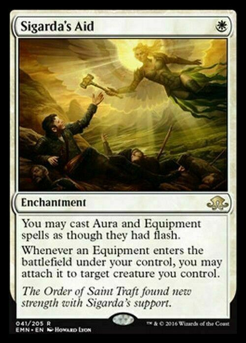 Sigarda's Aid ~ Eldritch Moon [ Excellent ] [ Magic MTG ] - London Magic Traders Limited