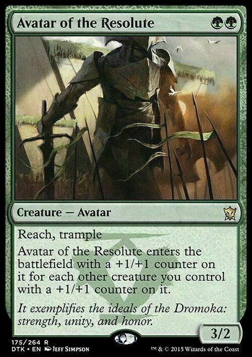 Avatar of the Resolute ~ Dragons of Tarkir [ Excellent ] [ Magic MTG ] - London Magic Traders Limited