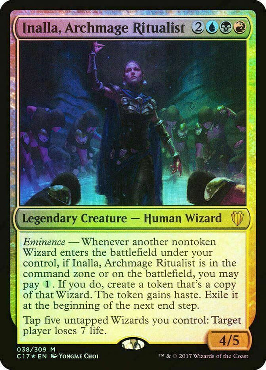 FOIL Inalla, Archmage Ritualist ~ Commander 2017 [ Excellent ] [ Magic MTG ] - London Magic Traders Limited