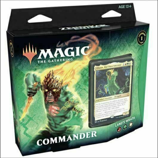 Land's Wrath Deck ~ Commander: Zendikar Rising ~ Magic the Gathering MTG SEALED - London Magic Traders Limited