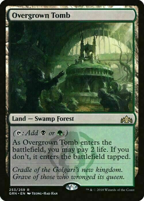 Overgrown Tomb ~ Guilds of Ravnica [ NearMint ] [ Magic MTG ] - London Magic Traders Limited