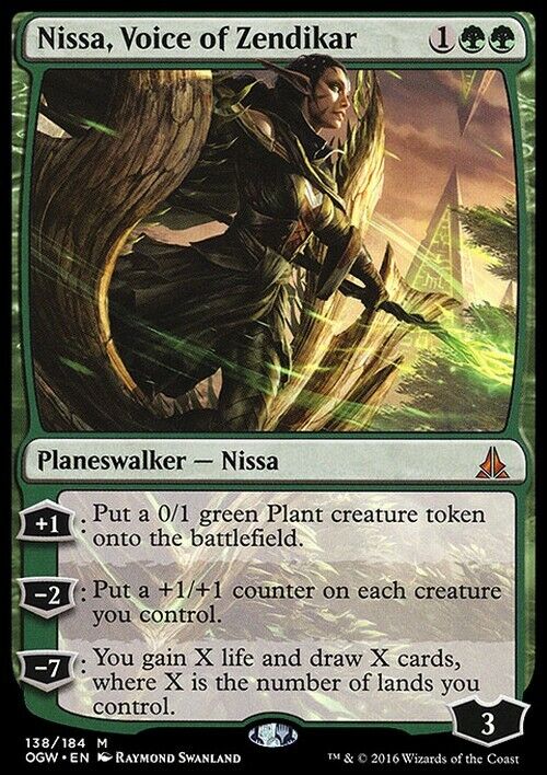 Nissa, Voice of Zendikar ~ Oath of the Gatewatch [ Excellent ] [ Magic MTG ] - London Magic Traders Limited