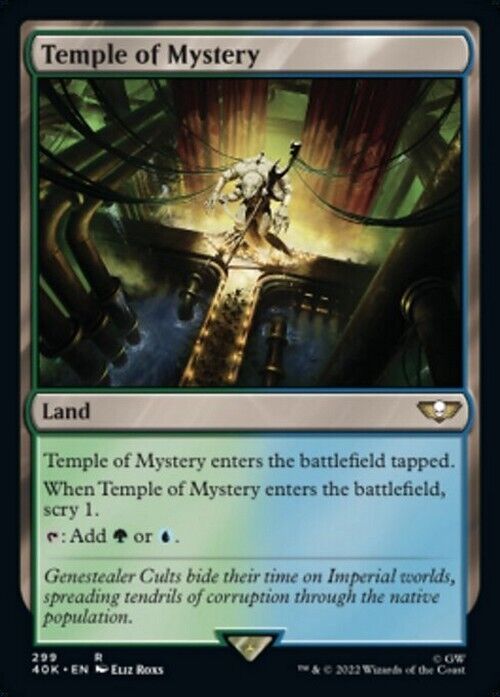 Temple of Mystery ~ Commander: Warhammer 40,000 [ NearMint ] [ Magic MTG ] - London Magic Traders Limited