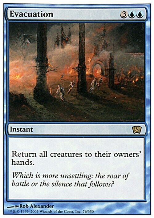 Evacuation ~ Eighth Edition [ Excellent ] [ Magic MTG ] - London Magic Traders Limited
