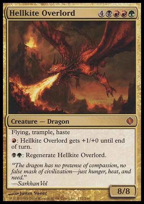 Hellkite Overlord ~ Shards of Alara [ Excellent ] [ Magic MTG ] - London Magic Traders Limited