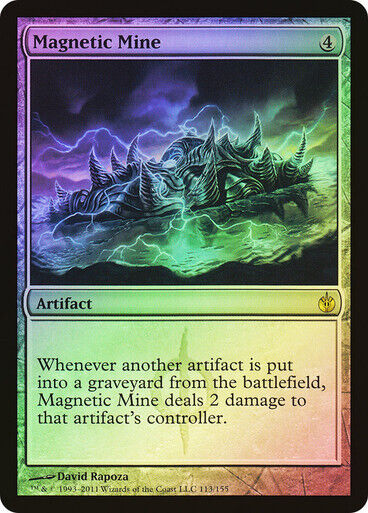 FOIL Magnetic Mine ~ Mirrodin Besieged [ NearMint ] [ Magic MTG ] - London Magic Traders Limited