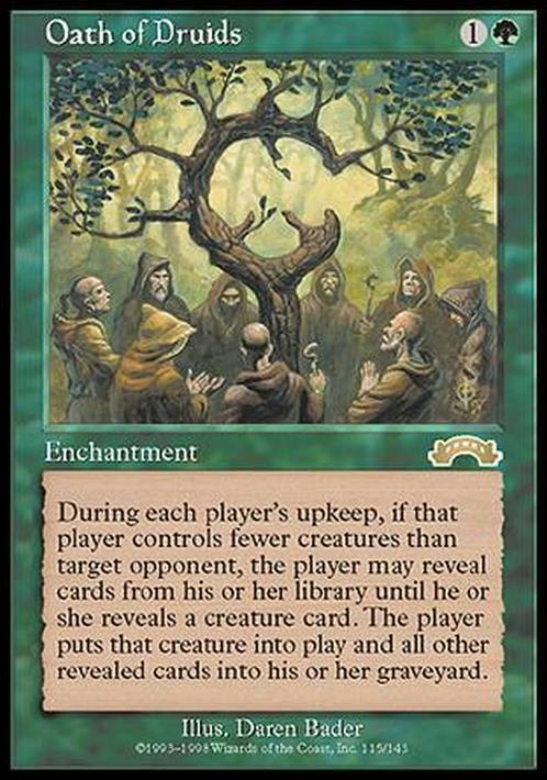 Oath of Druids ~ Exodus [ Excellent ] [ Magic MTG ] - London Magic Traders Limited