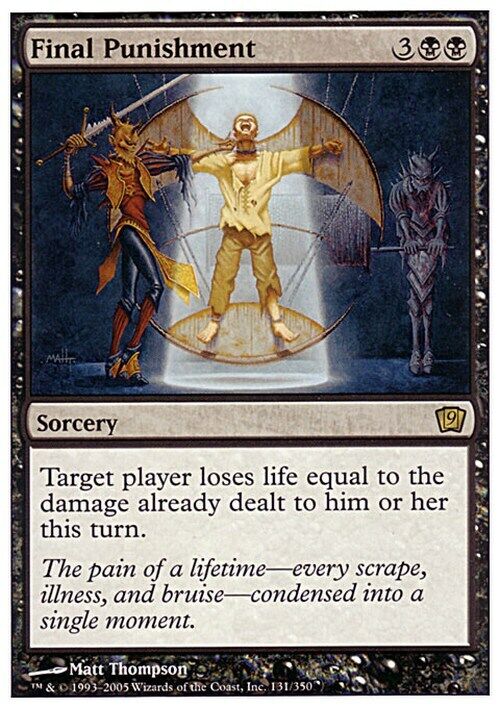 Final Punishment ~ Ninth Edition [ Excellent ] [ Magic MTG ] - London Magic Traders Limited