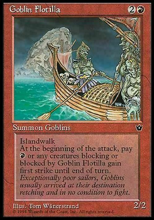 Goblin Flotilla ~ Fallen Empires [ MODERATELY PLAYED ] [ Magic MTG ] - London Magic Traders Limited