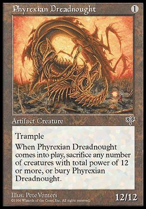 Phyrexian Dreadnought ~ Mirage [ MODERATELY PLAYED ] [ Magic MTG ] - London Magic Traders Limited