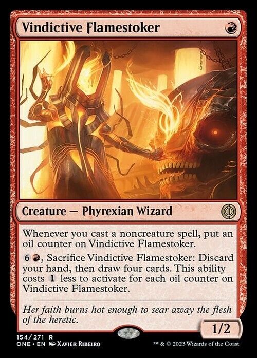 Vindictive Flamestoker ~ Phyrexia: All Will Be One [ NearMint ] [ Magic MTG ] - London Magic Traders Limited