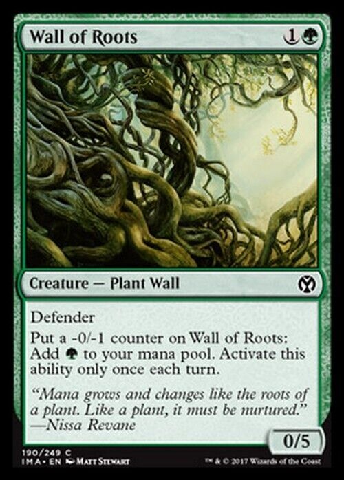 Wall of Roots ~ Iconic Masters [ NearMint ] [ Magic MTG ] - London Magic Traders Limited