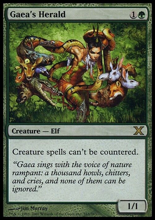 Gaea's Herald ~ Tenth Edition [ Excellent ] [ Magic MTG ] - London Magic Traders Limited