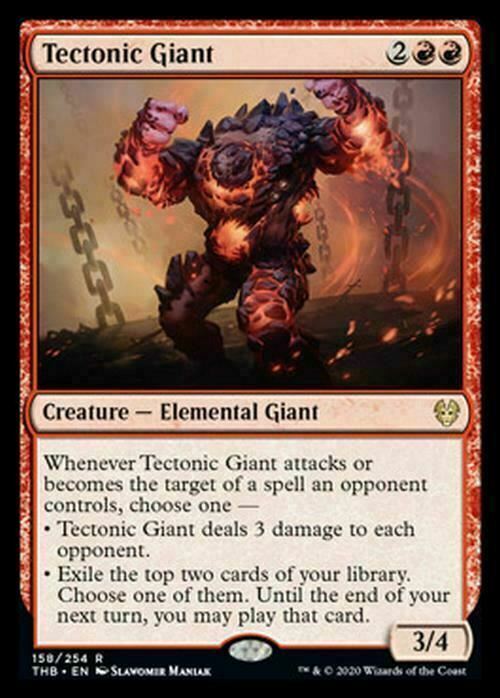 Tectonic Giant ~ Theros Beyond Death [ NearMint ] [ Magic MTG ] - London Magic Traders Limited