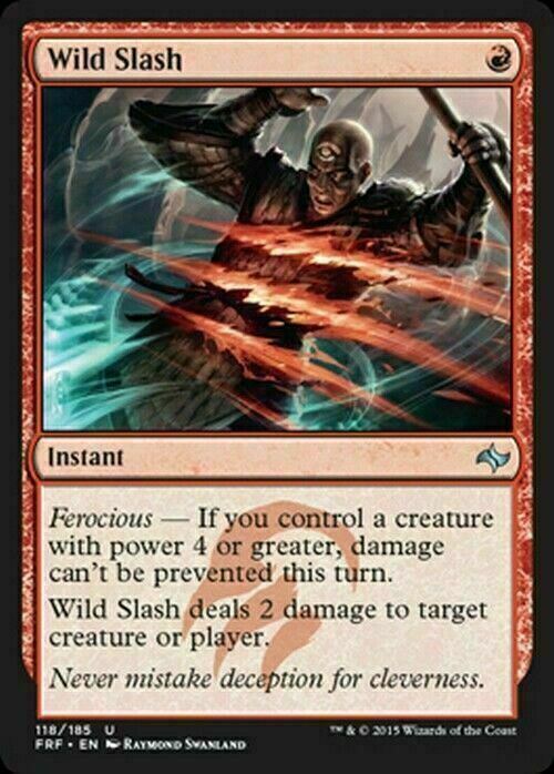 Wild Slash ~ Fate Reforged [ Excellent+ ] [ Magic MTG ] - London Magic Traders Limited