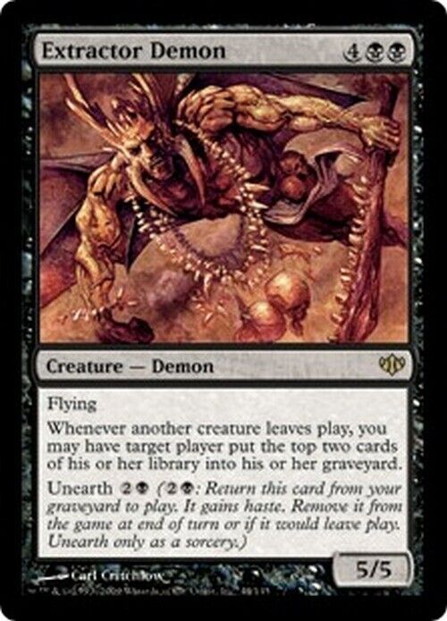 Extractor Demon ~ Conflux [ Excellent ] [ Magic MTG ] - London Magic Traders Limited