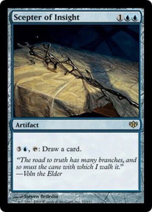 Scepter of Insight ~ Conflux [ Excellent ] [ Magic MTG ] - London Magic Traders Limited